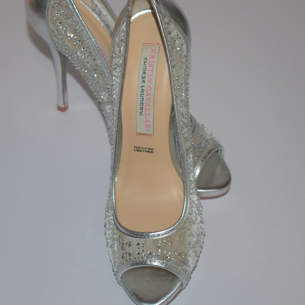 Silver shoes